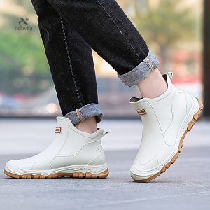Bottes de pluie à la mode, imperméables et antidérapantes