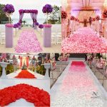 Roses artificielles colorées, idéales pour arrangements floraux