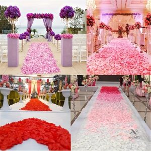 Roses artificielles colorées, idéales pour arrangements floraux