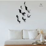 Autocollants de chauves-souris en relief pour une ambiance festive