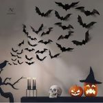 Chauves-souris 3D autocollants, parfaits pour Halloween à petit prix