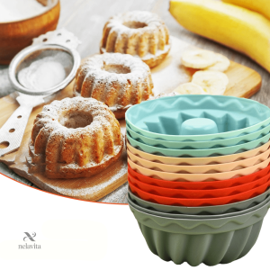 Moules à Bundtlette mini en silicone 6,5 cm