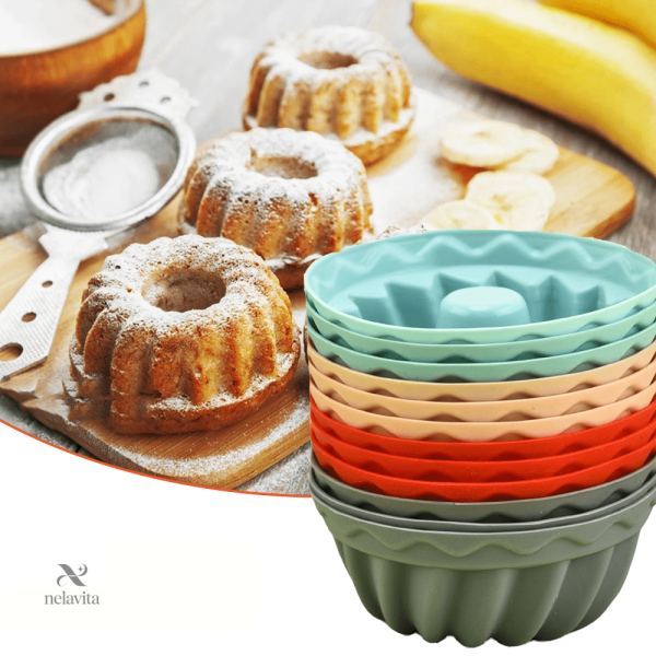 Moules à Bundtlette mini en silicone 6,5 cm