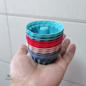 Set de 12 moules à pâtisserie en silicone