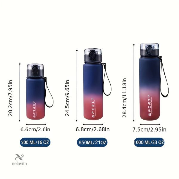 Gourde Sport & Voyage, esthétique dégradée fonctionnelle
