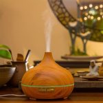 Diffuseur huiles essentielles 550ml en bois