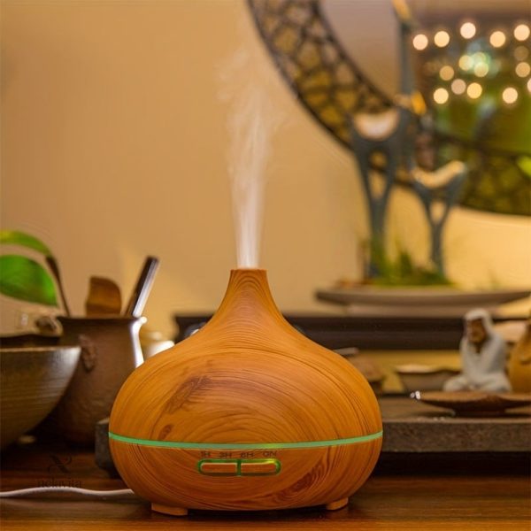 Diffuseur huiles essentielles 550ml en bois