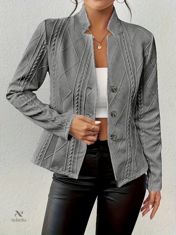 Blazer classique à la coupe élégante pour un style sophistiqué
