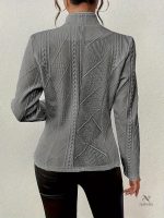Veste texturée pour femmes, idéale pour les occasions formelles
