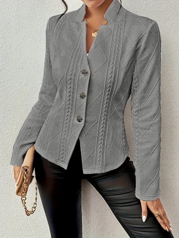 Veste classique pour femmes, parfaite pour le bureau ou les sorties