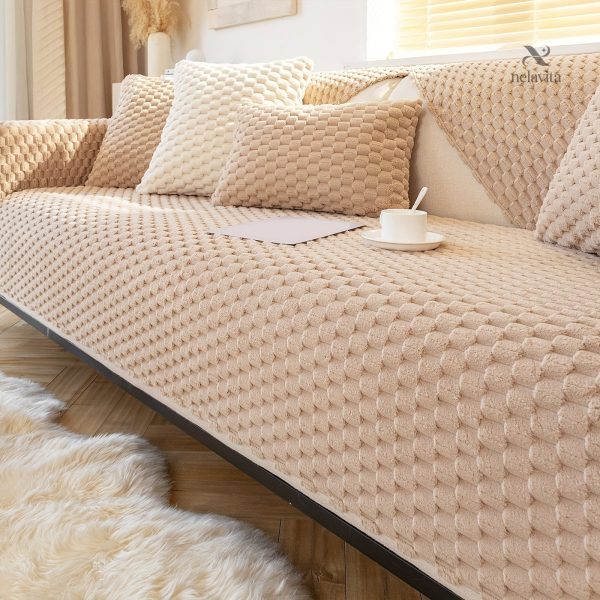 Housse de canapé design velours