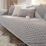 Housse canapé velours souple