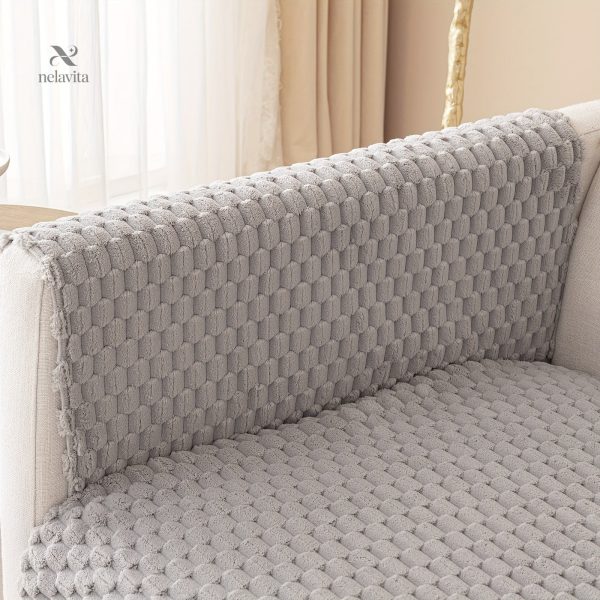 Housse de canapé en velours doux - vue 2