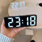 Horloge LED multifonction pour chambre à coucher