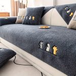 Housse pour canapé en Sherpa doux et confortable