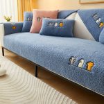 Housse sherpa pour fauteuil, style moderne