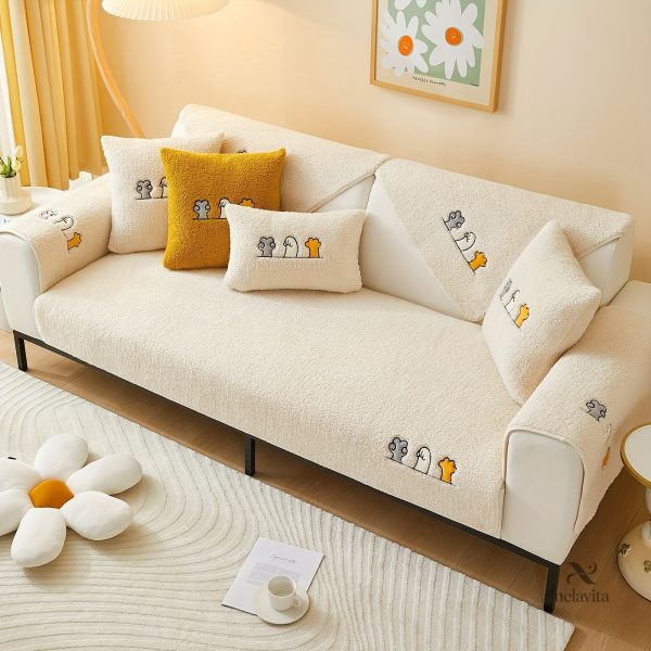 Housse Sherpa pour chaise, confort et style