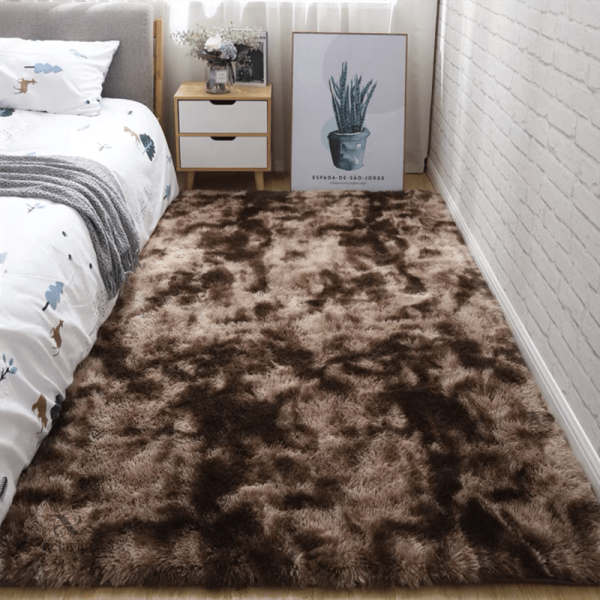 Tapis antidérapant avec motif coloré tie-dye