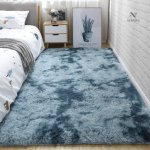 Tapis moelleux avec motif tie-dye pour un style unique
