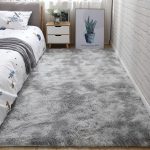 Tapis tie-dye confortable pour salon et chambre