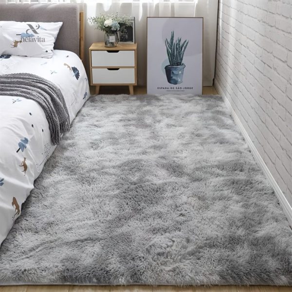 Tapis tie-dye confortable pour salon et chambre