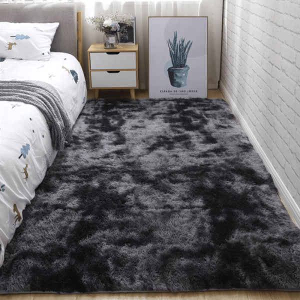 Tapis antidérapant aux couleurs vives tie-dye