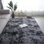 Tapis moelleux avec effet tie-dye pour intérieur