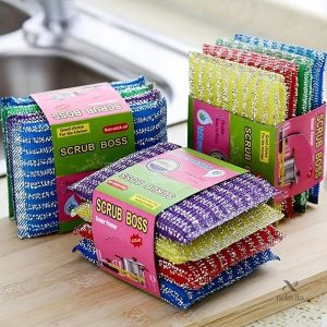 Éponges vaisselle double face pour un nettoyage efficace