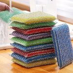 Lot de 4 éponges douces pour casseroles et surfaces délicates