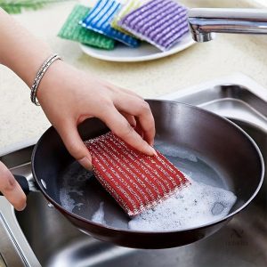 Éponges de nettoyage polyvalentes pour cuisine et vaisselle