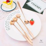 Set de 4 cuillères élégantes pour repas