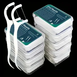 Bâtonnets fil dentaire avec manche pour un nettoyage efficace