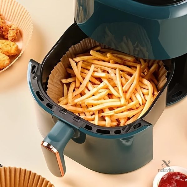 Utilisation facile d'airfryer avec ces feuilles
