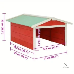 Abri de jardin en bois design pour rangement extérieur