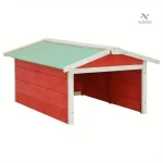 Cabane de rangement pour tondeuse et outils de jardin