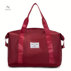 ac de voyage pliable rouge Bagage léger, grande capacité et imperméable