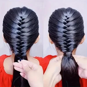 Outil de coiffure pour tresses rapides et simples