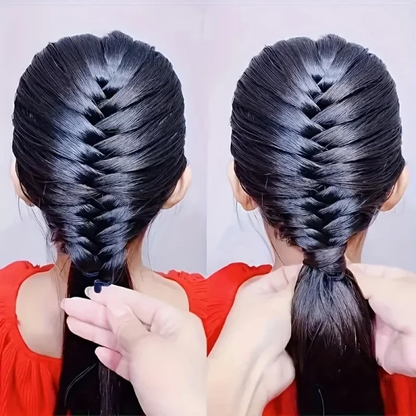 Outil de coiffure pour tresses rapides et simples
