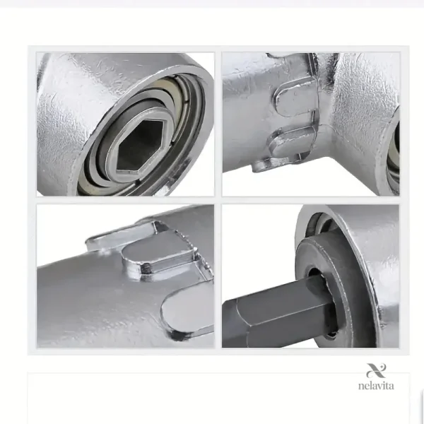 Outil d’angle pour percer dans des espaces restreints