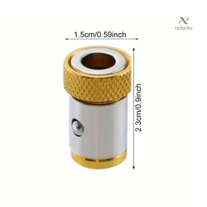 Adaptateur Magnétique de Vissage Rapide – Embout Universel 1/4" pour Perceuse ou Tournevis Électrique