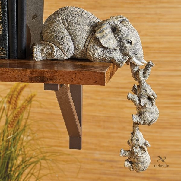Éléphants suspendus adorables pour décoration intérieure