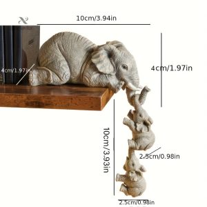Éléphants décoratifs suspendus, style ludique et original