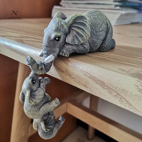 Charmants éléphants en suspension, accessoire tendance et abordable