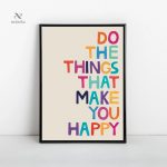 Déco murale avec citation positive à moins de 20€