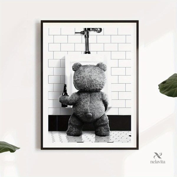 Affiche murale drôle Ted, style contemporain