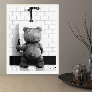 Affiche Ted, art mural amusant pour petits budgets