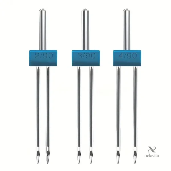 Set d'aiguilles doubles pour couture, pratique et efficace