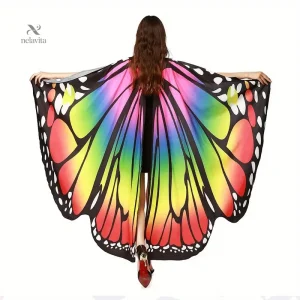 Ailes de papillon colorées pour femme – Accessoire de costume féerique pour soirée, carnaval et cosplay