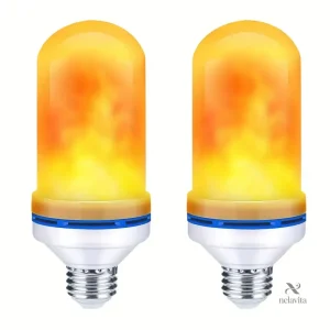 Ampoule LED Effet Flamme Bleue – E27 3W Décorative Anti-Moustique pour Intérieur & Extérieur (Lot de 2)