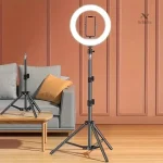 Anneau LED avec trépied réglable pour smartphones et vidéos